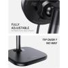 Lamicall All Lock Desktop Magnetic Wireless Charging Phone Mount(USB-C), Need Work with All Lock Airbag Case (Not Included) for iPhone or All Lock Universal Phone Snap Adaptor (Not Included)