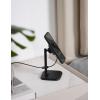 Lamicall All Lock Desktop Magnetic Wireless Charging Phone Mount(USB-C), Need Work with All Lock Airbag Case (Not Included) for iPhone or All Lock Universal Phone Snap Adaptor (Not Included)
