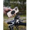 Lamicall All Lock Scooter, Motorcycle, Bike, Ebike Phone Mount, Need Work with All Lock Airbag Case (Not Included) for iPhone or All Lock Universal Phone Snap Adaptor (Not Included)