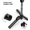 Lamicall All Lock Selfie Stick and Tripod Mount, Need Work with All Lock Airbag Case (Not Included) for iPhone or All Lock Universal Phone Snap Adaptor (Not Included)