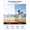 Lamicall Polarized Sport Sunglasses for Age 8-14 Kids – UV400 Protection Baseball Cycling Sun Glasses for Boys Girls Teens(White Frame-blue Lens)