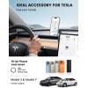 Lamicall Tesla Phone Mount – [Strongest N55 Magnet] for Magsafe Car Mount, Ultra Stable Magnetic Phone Holder for Tesla Model 3 Model Y Juniper Compatible with iPhone 17 16 15 14 13 Pro Max All Phone(Black)