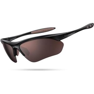 Lamicall 22g Polarized Sports Sunglasses for Men Women – UV400 Protection Sun Glasses for Driving Running Cycling Fishing(Black Frame-brown Lens)
