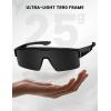 Lamicall Polarized Fit Over Glasses Sunglasses – UV400 Protection for Men Women, Oversized Sun Glasses for Driving Cycling