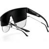 Lamicall Polarized Fit Over Glasses Sunglasses – UV400 Protection for Men Women, Oversized Sun Glasses for Driving Cycling