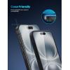 Lamicall Screen Protector for iPhone 16/15 (6.1″), [Top 9H Tempered Glass Film], Easy Alignment Frame, Fingerprint Resistant, 0 Bubbles, HD Clear for iPhone 16 Tempered Glass – [2 Pack](16 (6.1″))