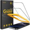 Lamicall Screen Protector for iPhone 16/15 (6.1″), [Top 9H Tempered Glass Film], Easy Alignment Frame, Fingerprint Resistant, 0 Bubbles, HD Clear for iPhone 16 Tempered Glass – [2 Pack](16 Pro Max(6.9″))