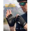 Lamicall Bike Gloves for Men Women – [Anti-Slip Shock-Absorbing Pad] Exercise Gloves, Breathable Materials, Cycling Gloves for Bicycle, Gym, Motorcycle, Rowing, Indoor & Outdoor Sports(Black)