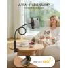 Lamicall Gooseneck Tablet Holder for Bed – [Unique Tapered Flexible Arm][Fully Adjustable] iPad Kindle Holder Stand for Reading in Bed, Tablet Mount for 4.7-13″ iPad, Kindle, iPhone, Mothers Day