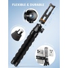 Lamicall Tripod for iPhone – [Ultra-Stable] Phone Tripod with Wireless Remote, Mini Flexible Phone Stand for Recording with 1/4” Screw and Cold Shoe for iPhone Gopro Camera Pocket 3/4 fit Vlog Travel