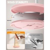 Lamicall Pink Room Vanity Decor, Rose Gold Phone Stand Holder for Desk, Cute Pink Desk Accessories for Women, Gifts for Teens Girls Boys Adults Women Men Mom Wife, for iPhone iPad Tablet, 4-10″(C-Pink)