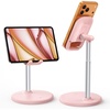 Lamicall Pink Room Vanity Decor, Rose Gold Phone Stand Holder for Desk, Cute Pink Desk Accessories for Women, Gifts for Teens Girls Boys Adults Women Men Mom Wife, for iPhone iPad Tablet, 4-10″(C-Pink)