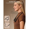 Lamicall 3.4oz Ultra-Light Book Light for Neck – [4-Color & 5-Brightness][Bendable Arms] Neck Light with 70 Hours Runtime, Reading Lights for Books in Bed, Knitting, Repairing, Crafting, Crocheting