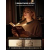 Lamicall 3.4oz Ultra-Light Book Light for Neck – [4-Color & 5-Brightness][Bendable Arms] Neck Light with 70 Hours Runtime, Reading Lights for Books in Bed, Knitting, Repairing, Crafting, Crocheting