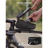 Lamicall Bike Frame Bag Waterproof – [1.6L Large Capacity] Bike Phone Bag, Bike Phone Holder Mount, Bicycle Front Bag, Cycling Pouch with Rain Cover, Bike Accessories for Phones Under 7″