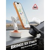 Lamicall Car Phone Holder for Magsafe – [Ultra Nano Gel & 70+LBS Vacuum Suction] 360° Magnetic Phone Holder for Car 3-Axis Suction Cup Phone Mount Dashboard Windshield Car Mount for iPhone 17 Pro Max(NEW Upgraded – White)