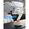 Lamicall Car Phone Holder for Magsafe – [Ultra Nano Gel & 70+LBS Vacuum Suction] 360° Magnetic Phone Holder for Car 3-Axis Suction Cup Phone Mount Dashboard Windshield Car Mount for iPhone 17 Pro Max(NEW Upgraded – White)