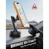 Lamicall Car Phone Holder for Magsafe – [Ultra Nano Gel & 70+LBS Vacuum Suction] 360° Magnetic Phone Holder for Car 3-Axis Suction Cup Phone Mount Dashboard Windshield Car Mount for iPhone 17 Pro Max(Black)