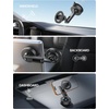 Lamicall Car Phone Holder for Magsafe – [Ultra Nano Gel & 70+LBS Vacuum Suction] 360° Magnetic Phone Holder for Car 3-Axis Suction Cup Phone Mount Dashboard Windshield Car Mount for iPhone 17 Pro Max(Black)