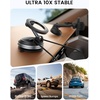Lamicall Car Phone Holder for Magsafe – [Upgraded Nano Gel Vacuum Suction] 360° Phone Holders for Your Car Dashboard Windshield, Strong Magnetic Phone Holder for Car Mount for iPhone 17 16 15 Pro Max(Silver)