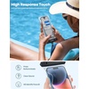 Lamicall Waterproof Floating Phone Pouch and Shockproof Phone Case