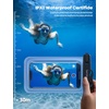 Lamicall Waterproof Phone Pouch + Waterproof Shower Phone Holder