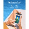 Lamicall Waterproof Phone Pouch + Waterproof Shower Phone Holder