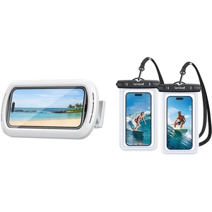 Lamicall Shower Phone Holder + Waterproof Phone Pouch