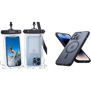 Lamicall Waterproof Floating Phone Pouch and Shockproof Phone Case