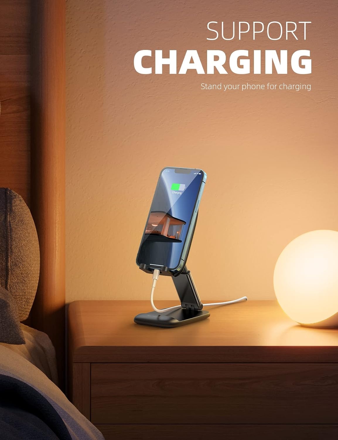 image:imageLamicall Waterproof Floating Phone Pouch and Foldable Phone Stand for Desk