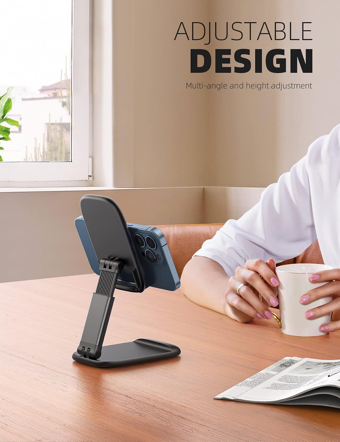 image:imageLamicall Waterproof Floating Phone Pouch and Foldable Phone Stand for Desk