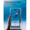 Lamicall Waterproof Floating Phone Pouch and Foldable Phone Stand for Desk