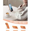 Lamicall for MagSafe Magnetic Phone Ring Grip, Super Magnet Pink Ring | 360° Rotating, Vertical Friendly, Metal Finger Ring Stand Kickstand for iPhone 17 16 Pro Max Air, Mag Safe Decor Accessories(Cosmic Orange)