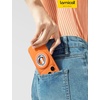 Lamicall for MagSafe Magnetic Phone Ring Grip, Super Magnet Pink Ring | 360° Rotating, Vertical Friendly, Metal Finger Ring Stand Kickstand for iPhone 17 16 Pro Max Air, Mag Safe Decor Accessories(Cosmic Orange)