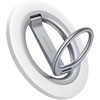 Lamicall for MagSafe Magnetic Phone Ring Grip, Super Magnet Pink Ring | 360° Rotating, Vertical Friendly, Metal Finger Ring Stand Kickstand for iPhone 17 16 Pro Max Air, Mag Safe Decor Accessories(Snow White)