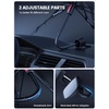 Tesla Model 3/Y Foldable Windshield Sunshade Umbrella UV Block 10-Rib Frame | Foldable 10-Rib Umbrella, 5 Layers UV Block Coating, Window Heat Insulation Protect for 2017-2026 Tesla Model 3/Y Accessories(Tesla 3/Y (2017-2026))