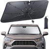 Tesla Model 3/Y Foldable Windshield Sunshade Umbrella UV Block 10-Rib Frame | Foldable 10-Rib Umbrella, 5 Layers UV Block Coating, Window Heat Insulation Protect for 2017-2026 Tesla Model 3/Y Accessories(Toyota RAV4 (2019-2025))