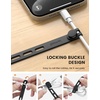 Lamicall Silicone Cable Ties Organizer for Travel + Waterproof Phone Pouch