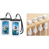 Lamicall 8Pack Cord Organizer Spring Clips + Waterproof Phone Pouch