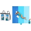 Lamicall Beach Blanket Sandproof Waterproof & Waterproof Phone Pouch