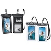 Lamicall IP68 Floating Waterproof Phone Pouch & [2 Pack] Waterproof Phone Pouch Case