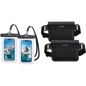 Lamicall [Easy Handling Waterproof Fanny Pack & Waterproof Phone Pouch Case