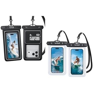 Lamicall IP68 Floating Waterproof Phone Pouch & [2 Pack] Waterproof Phone Pouch Case