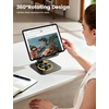 Lamicall Adjustable iPad Stand for Desk, Ultra-Slim Foldable, 360° Rotation(Black)