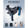 Lamicall Motorcycle Bike Phone Mount, 1s Quick Release Bike Phone Holder(Blue)