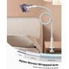 Lamicall Gooseneck Phone Holder for Bed, Overall Length 38.6in(Snow White)