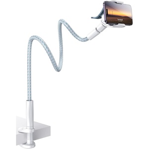 Lamicall Gooseneck Phone Holder for Bed, Overall Length 38.6in(Snow White)