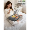 Lamicall Kindle Holder Tablet Pillow Stand Extendable Arm iPad Soft Pad(Grey)