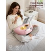 Lamicall Kindle Holder Tablet Pillow Stand Extendable Arm iPad Soft Pad(Pink)