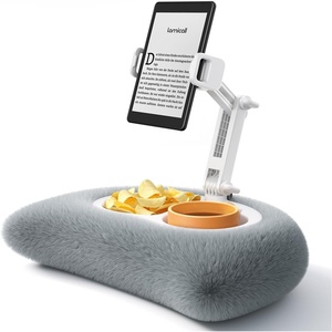 Lamicall Kindle Holder Tablet Pillow Stand Extendable Arm iPad Soft Pad(Grey)
